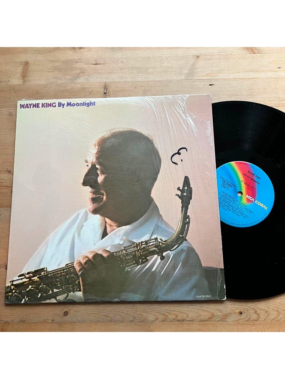 Wayne King - By Moonlight 33rpm VG+ VR27